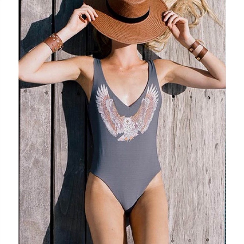 Boys + Arrows One Piece Eagle Swimsuit